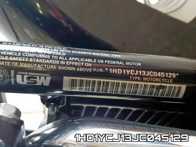 1HD1YCJ13JC045129 фото 2