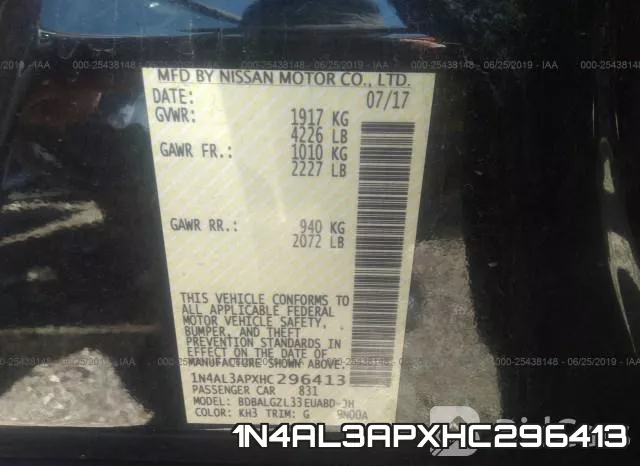 1N4AL3APXHC296413 фото 10