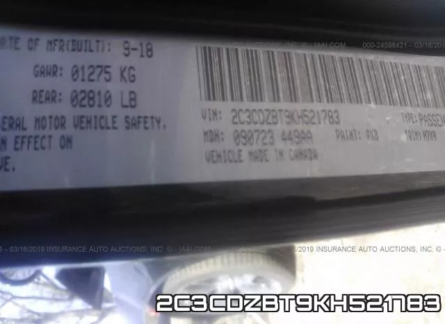 2C3CDZBT9KH521783 фото 10