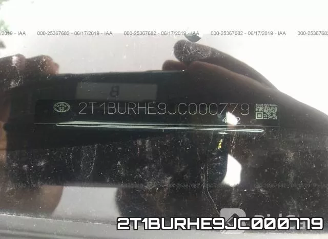 2T1BURHE9JC000779 фото 9