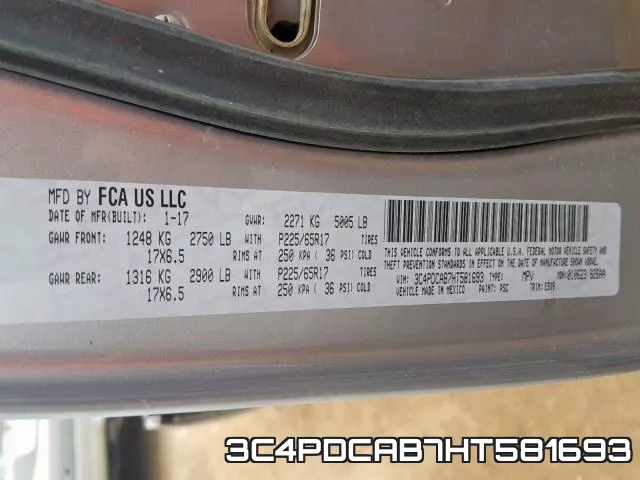 3C4PDCAB7HT581693 фото 2