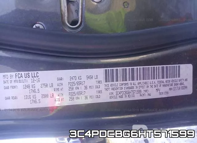 3C4PDCBG6HT571599 фото 9