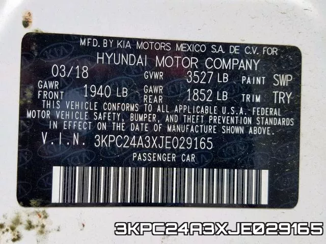 3KPC24A3XJE029165 фото 2