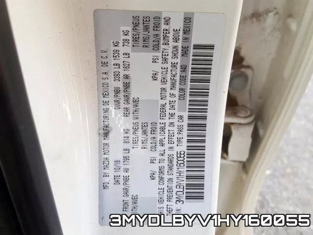 3MYDLBYV1HY160055 фото 2