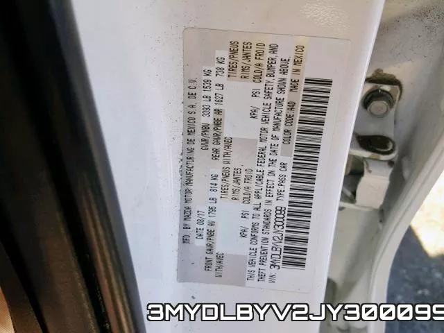 3MYDLBYV2JY300099 фото 2