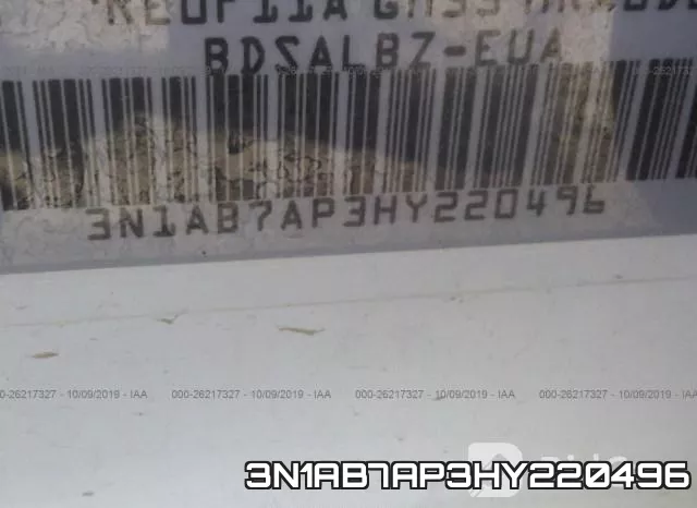 3N1AB7AP3HY220496 фото 10