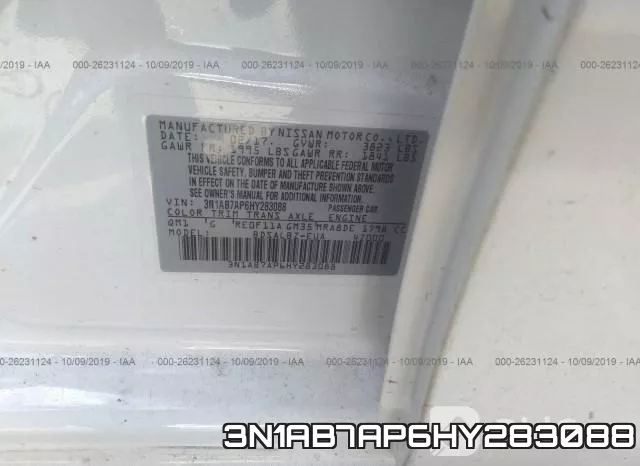 3N1AB7AP6HY283088 фото 10