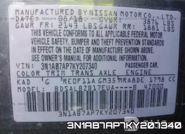 3N1AB7AP7KY207340 фото 9
