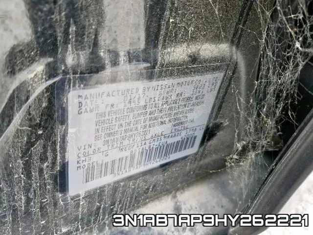 3N1AB7AP9HY262221 фото 2
