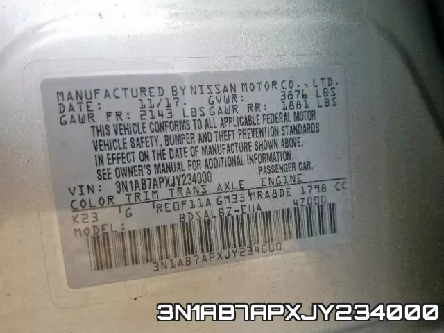 3N1AB7APXJY234000 фото 2