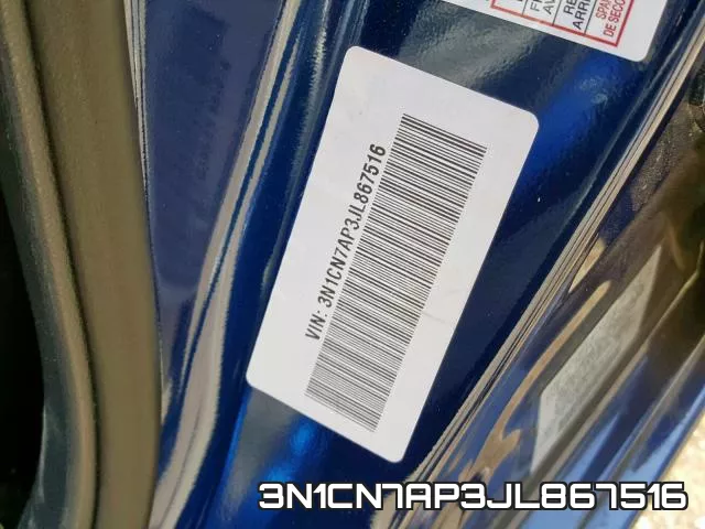 3N1CN7AP3JL867516 фото 2