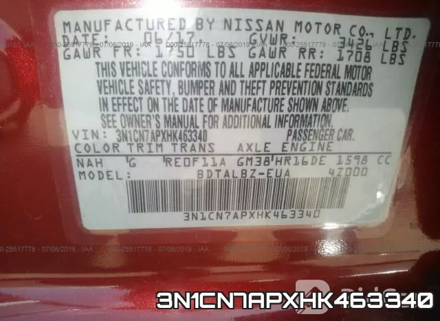 3N1CN7APXHK463340 фото 10