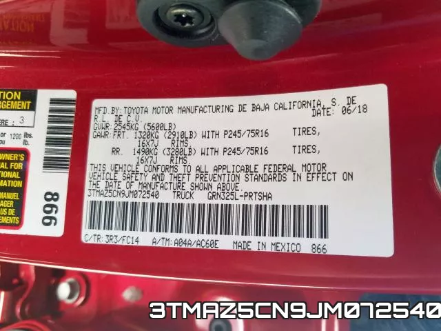 3TMAZ5CN9JM072540 фото 2