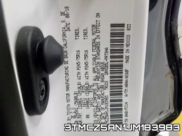 3TMCZ5AN1JM183983 фото 2
