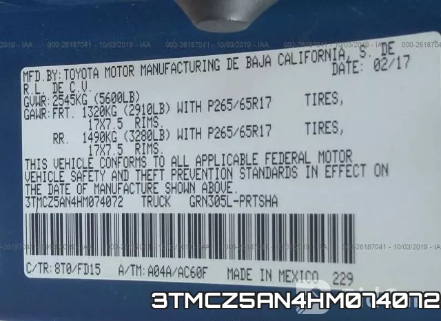 3TMCZ5AN4HM074072 фото 10