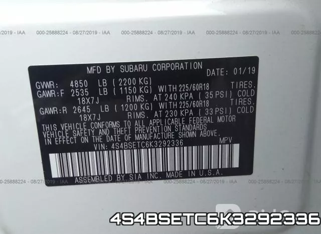 4S4BSETC6K3292336 фото 10