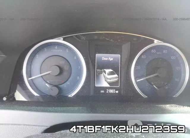 4T1BF1FK2HU272359 фото 7