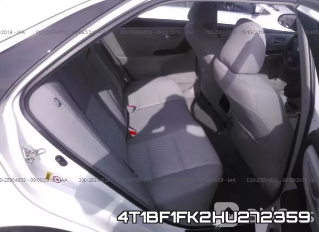 4T1BF1FK2HU272359 фото 8
