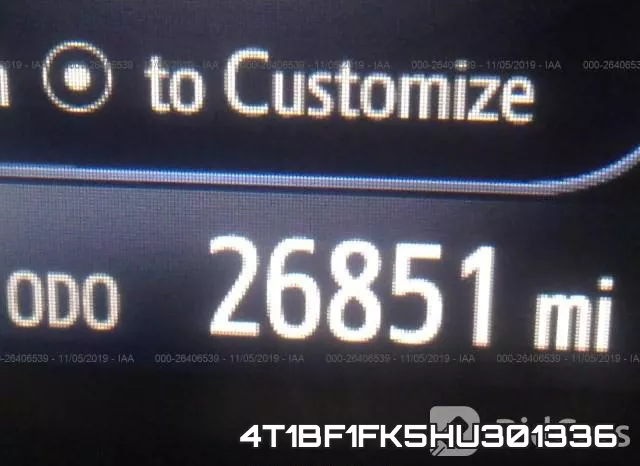 4T1BF1FK5HU301336 фото 8