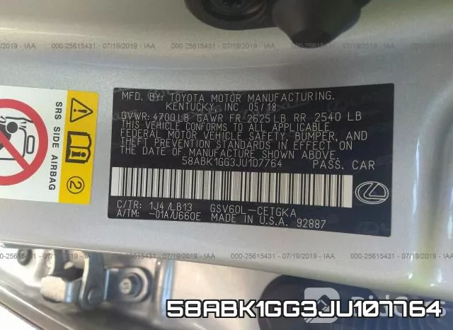 58ABK1GG3JU107764 фото 10