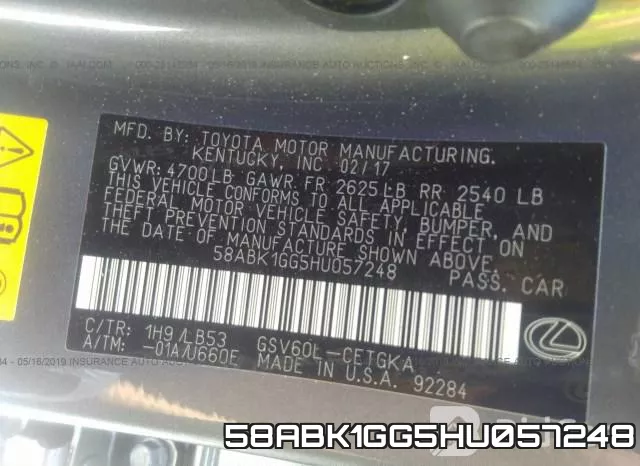 58ABK1GG5HU057248 фото 10
