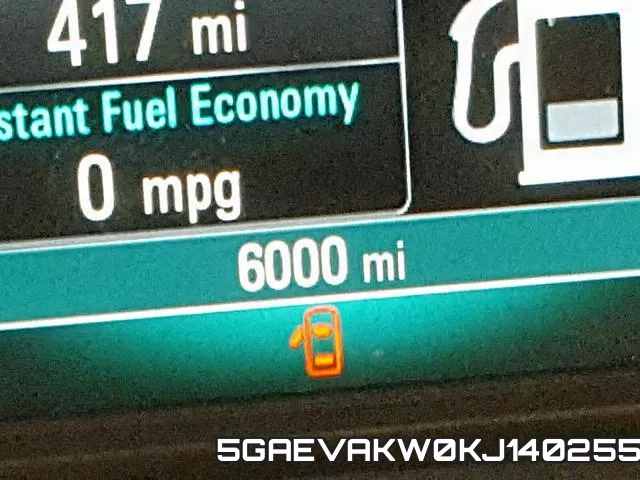 5GAEVAKW0KJ140255 фото 9