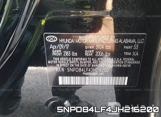 5NPD84LF4JH216200 фото 10