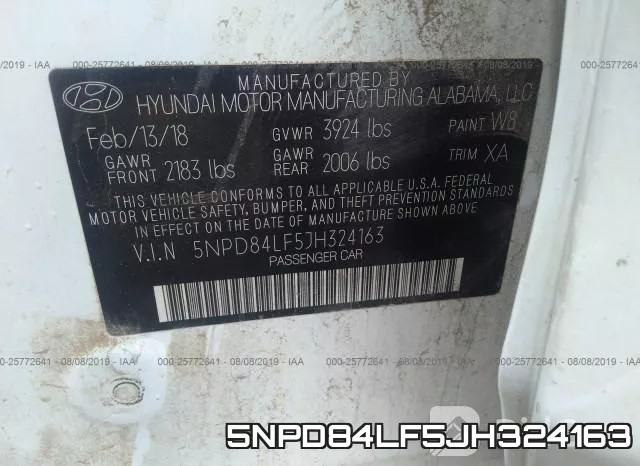 5NPD84LF5JH324163 фото 10