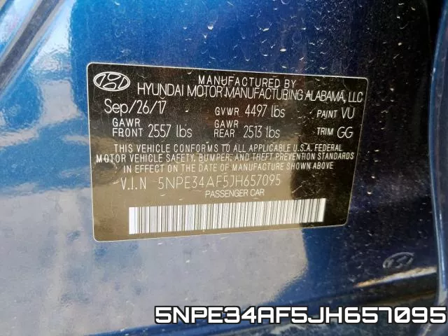 5NPE34AF5JH657095 фото 2