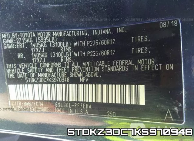 5TDKZ3DC7KS970948 фото 10
