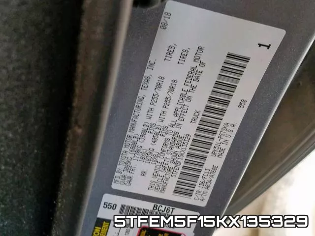 5TFEM5F15KX135329 фото 2
