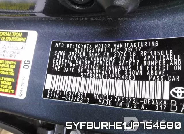 5YFBURHE1JP754680 фото 10
