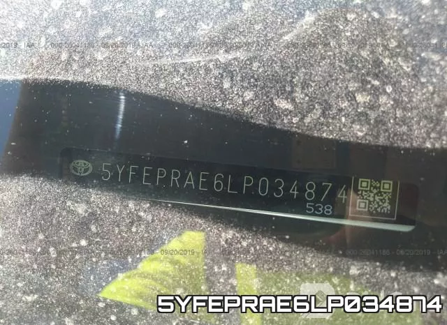 5YFEPRAE6LP034874 фото 9
