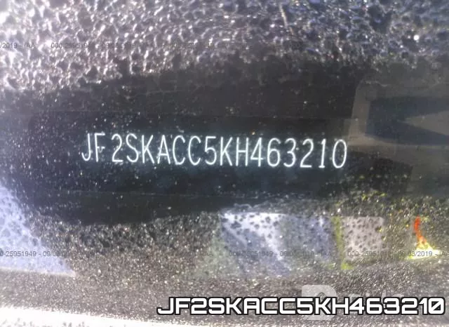 JF2SKACC5KH463210 фото 10