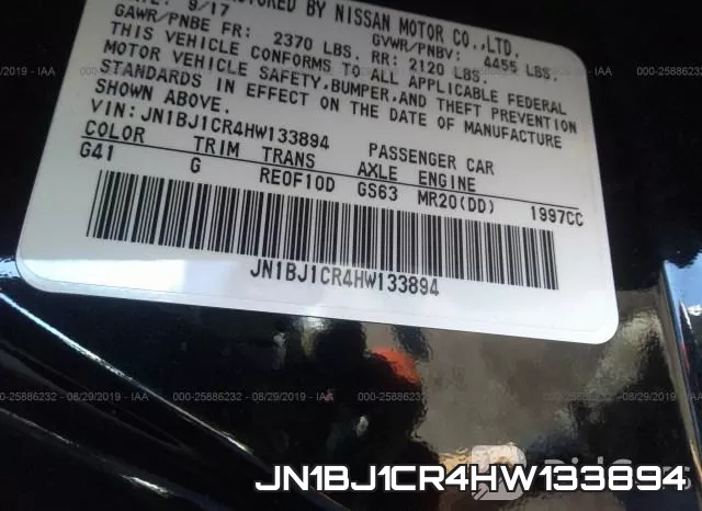 JN1BJ1CR4HW133894 фото 10