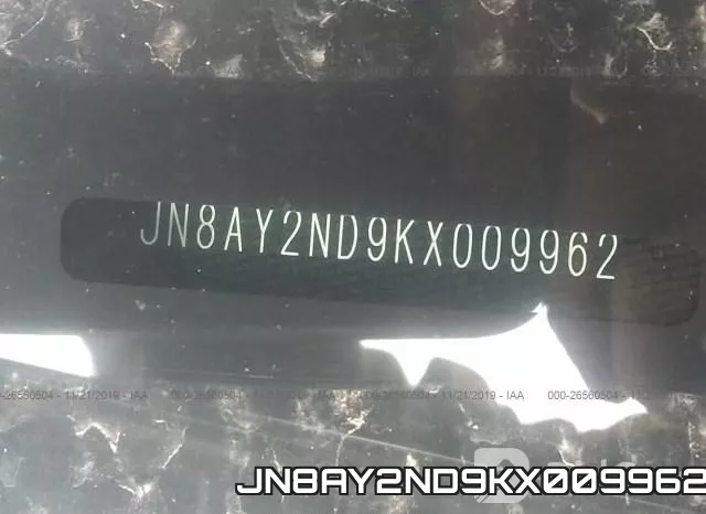 JN8AY2ND9KX009962 фото 10