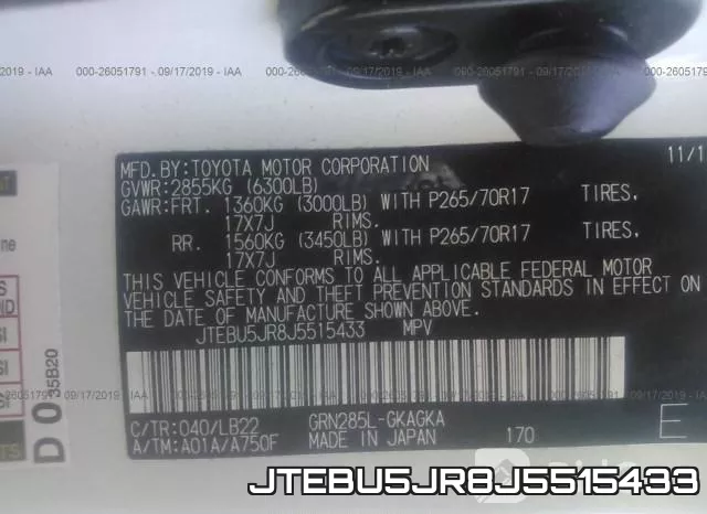 JTEBU5JR8J5515433 фото 8