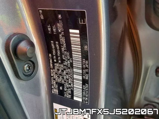 JTJBM7FX5J5202067 фото 2