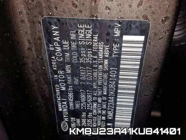 KM8J23A41KU841401 фото 2