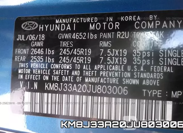 KM8J33A20JU803006 фото 10