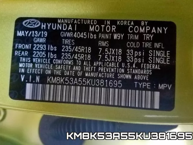 KM8K53A55KU381695 фото 2