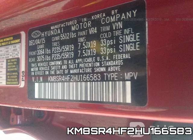 KM8SR4HF2HU166583 фото 10