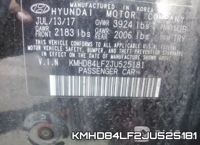 KMHD84LF2JU525181 фото 9