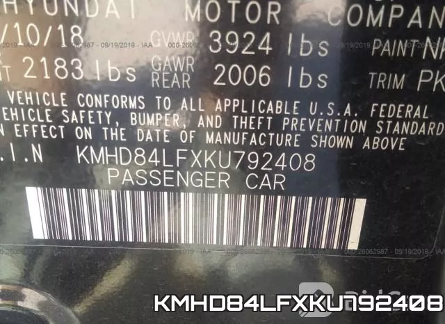 KMHD84LFXKU792408 фото 10