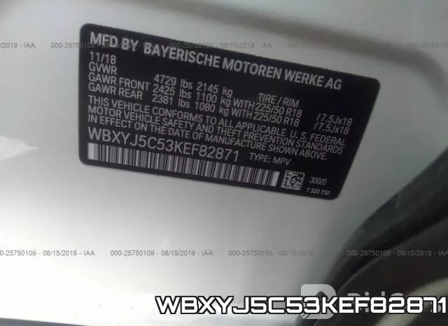 WBXYJ5C53KEF82871 фото 10