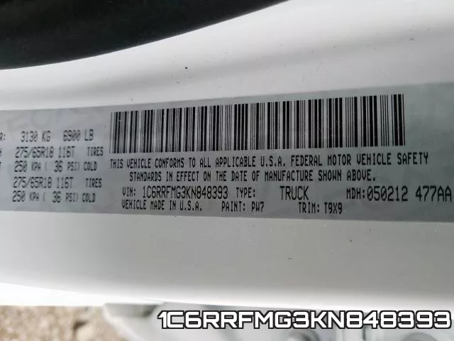 1C6RRFMG3KN848393 фото 2