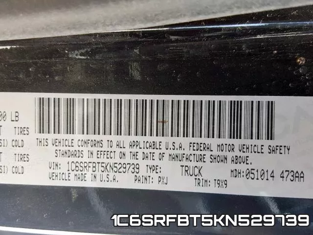 1C6SRFBT5KN529739 фото 2