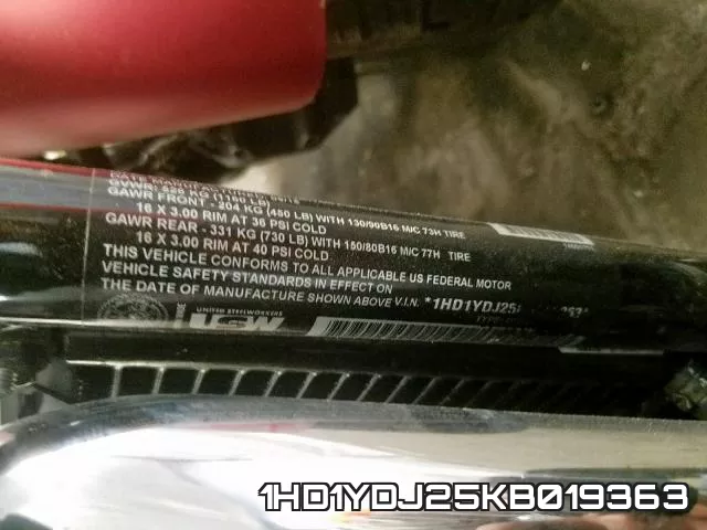 1HD1YDJ25KB019363 фото 2