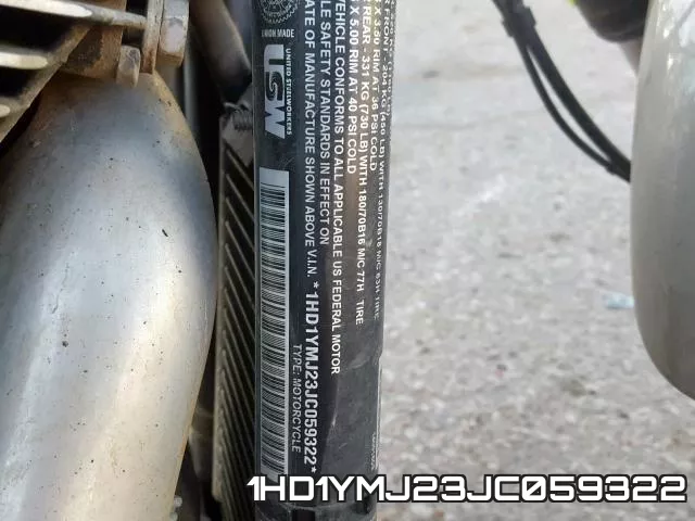 1HD1YMJ23JC059322 фото 2