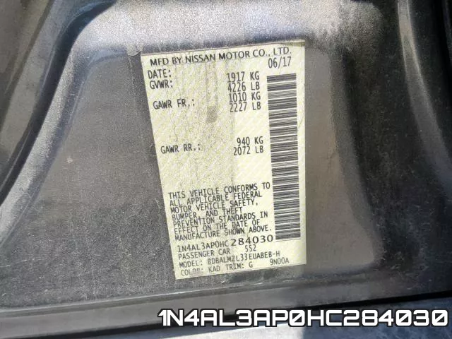 1N4AL3AP0HC284030 фото 2